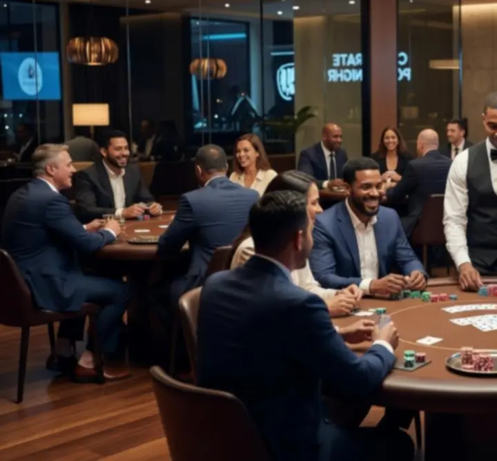 Poker na evencie firmowym 